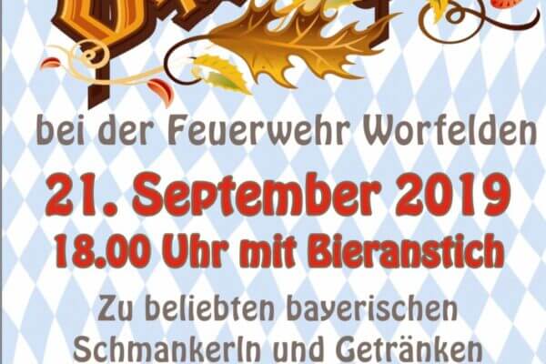 Einladung zum Oktoberfest in Worfelden
