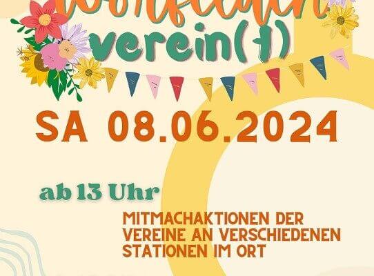 Event - Vereinsfest 1 vereint plakat KGW