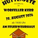 Event - Hüttenfete Kerb 2026 2 Plakat Huettenfete 2026 1